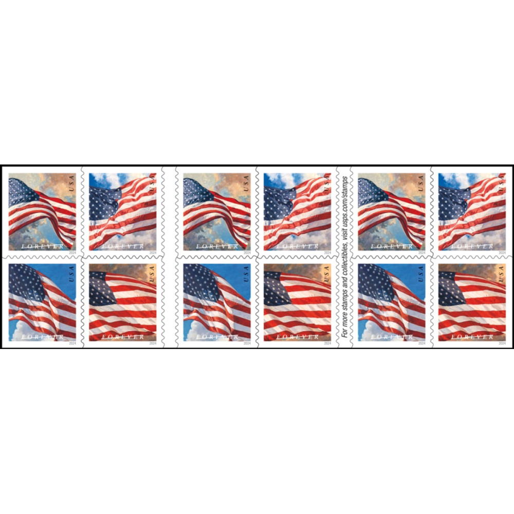 (2024) Flag Forever Stamps Sheets Booklets