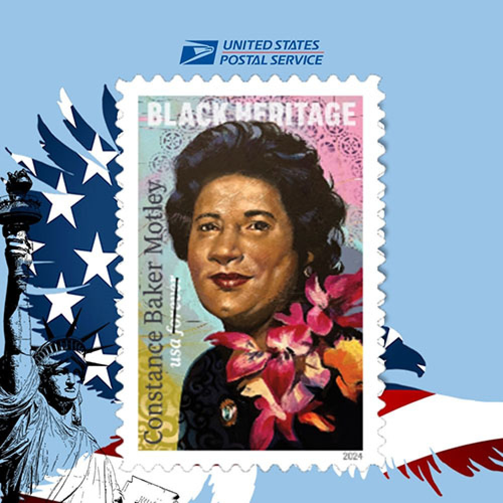 (2024) USPS Constance Baker Motley Forever Stamps